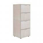 Jemini 4 Drawer Filing Cabinet 464x600x1365mm Maple KF71960 KF71960