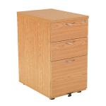 Jemini Oak 600mm 3 Drawer Desk High Pedestal KF72070 KF72070