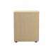 Jemini 3 Drawer Desk High Pedestal 404x600x730mm Maple KF72071 KF72071