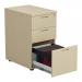 Jemini 3 Drawer Desk High Pedestal 404x600x730mm Maple KF72071 KF72071