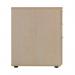 Jemini 3 Drawer Desk High Pedestal 404x800x730mm Maple KF72074 KF72074