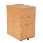 Jemini Oak 3 Drawer Under Desk Pedestal KF72088 KF72088