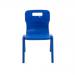 Titan One Piece Classroom Chair 363x343x563mm Blue KF72155 KF72155