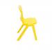 Titan One Piece Classroom Chair 363x343x563mm Yellow KF72158 KF72158