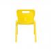 Titan One Piece Classroom Chair 363x343x563mm Yellow KF72158 KF72158