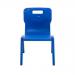 Titan One Piece Classroom Chair 435x384x600mm Blue KF72160 KF72160