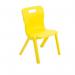 Titan One Piece Classroom Chair 435x384x600mm Yellow KF72163