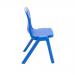 Titan One Piece Classroom Chair 432x408x690mm Blue KF72165 KF72165