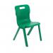 Titan One Piece Classroom Chair 480x486x799mm Green KF72171