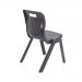 Titan One Piece Classroom Chair 480x486x799mm Charcoal KF72172 KF72172