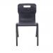 Titan One Piece Classroom Chair 482x510x829mm Charcoal KF72177 KF72177