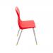 Titan 4 Leg Classroom Chair 438x398x670mm Red KF72179 KF72179