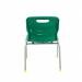 Titan 4 Leg Classroom Chair 438x398x670mm Green KF72181 KF72181