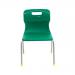 Titan 4 Leg Classroom Chair 438x398x670mm Green KF72181 KF72181