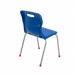 Titan 4 Leg Classroom Chair 438x416x700mm Blue KF72185 KF72185