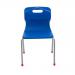 Titan 4 Leg Classroom Chair 438x416x700mm Blue KF72185 KF72185