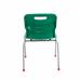 Titan 4 Leg Classroom Chair 438x416x700mm Green KF72186 KF72186