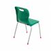 Titan 4 Leg Classroom Chair 438x416x700mm Green KF72186 KF72186