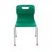 Titan 4 Leg Classroom Chair 438x416x700mm Green KF72186 KF72186