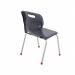 Titan 4 Leg Classroom Chair 438x416x322mm Charcoal KF72187 KF72187