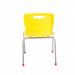 Titan 4 Leg Classroom Chair 438x416x700mm Yellow KF72188 KF72188