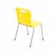 Titan 4 Leg Classroom Chair 438x416x700mm Yellow KF72188 KF72188