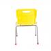 Titan 4 Leg Classroom Chair 438x416x700mm Yellow KF72188 KF72188