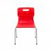 Titan 4 Leg Classroom Chair 497x477x790mm Red KF72189 KF72189