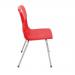 Titan 4 Leg Classroom Chair 497x477x790mm Red KF72189 KF72189