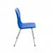 Titan 4 Leg Classroom Chair 497x477x790mm Blue KF72190 KF72190