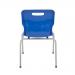 Titan 4 Leg Classroom Chair 497x477x790mm Blue KF72190 KF72190