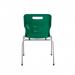 Titan 4 Leg Classroom Chair 497x477x790mm Green KF72191 KF72191