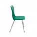 Titan 4 Leg Classroom Chair 497x477x790mm Green KF72191 KF72191