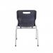 Titan 4 Leg Classroom Chair 497x477x790mm Charcoal KF72192 KF72192