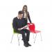 Titan 4 Leg Classroom Chair 497x477x790mm Red KF72194 KF72194