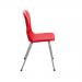 Titan 4 Leg Classroom Chair 497x477x790mm Red KF72189 KF72194