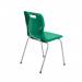 Titan 4 Leg Classroom Chair 497x495x820mm Green KF72196 KF72196