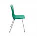 Titan 4 Leg Classroom Chair 497x495x820mm Green KF72196 KF72196