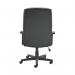 Jemini Hudson High Back Executive Chair 650x720x1050-1146mm Leather Look Black KF72232 KF72232