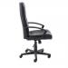Jemini Hudson High Back Executive Chair 650x720x1050-1146mm Leather Look Black KF72232 KF72232