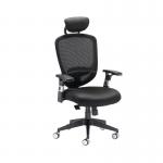Arista Lexi High Back Chair + Headrest 710x310x600mm Black H-9056-L1 KF72245