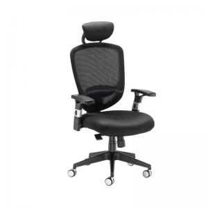 VOW Arista Lexi High Back Chair  Headrest 710x310x600mm Black
