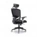 Arista Lexi High Back Chair + Headrest 710x310x600mm Black H-9056-L1 KF72245