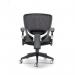 Arista Lexi High Back Chair 710x310x600mm Black KF72246 KF72246