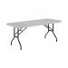 Jemini Rectangular Folding Table 1210x600x740mm White KF72328 KF72328