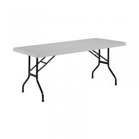 VOW Jemini Rectangular Folding Table 1210x600x740mm White KF72328 KF72328