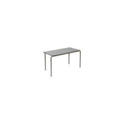 Cheap Stationery Supply of Jemini 1200x600mm Classroom Table Grey with Silver Frame Pack of 1 KF72343 Office Statationery