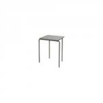 Jemini 600x600mm Classroom Table Grey with Silver Frame Pack of 1 KF72345