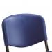 Jemini Multipurpose Stacking Chair Polypropylene 610x535x780mm Blue KF72368 KF72368