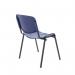 Jemini Multipurpose Stacking Chair Polypropylene 610x535x780mm Blue KF72368 KF72368